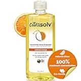 Citra Solv Concentrated Cleaner & Degreaser, Deodorizer, Home & Outdoor, Adhesive Remover, Paint Thinner, Natural Orange Oil, Valencia Orange 8 Fl Oz