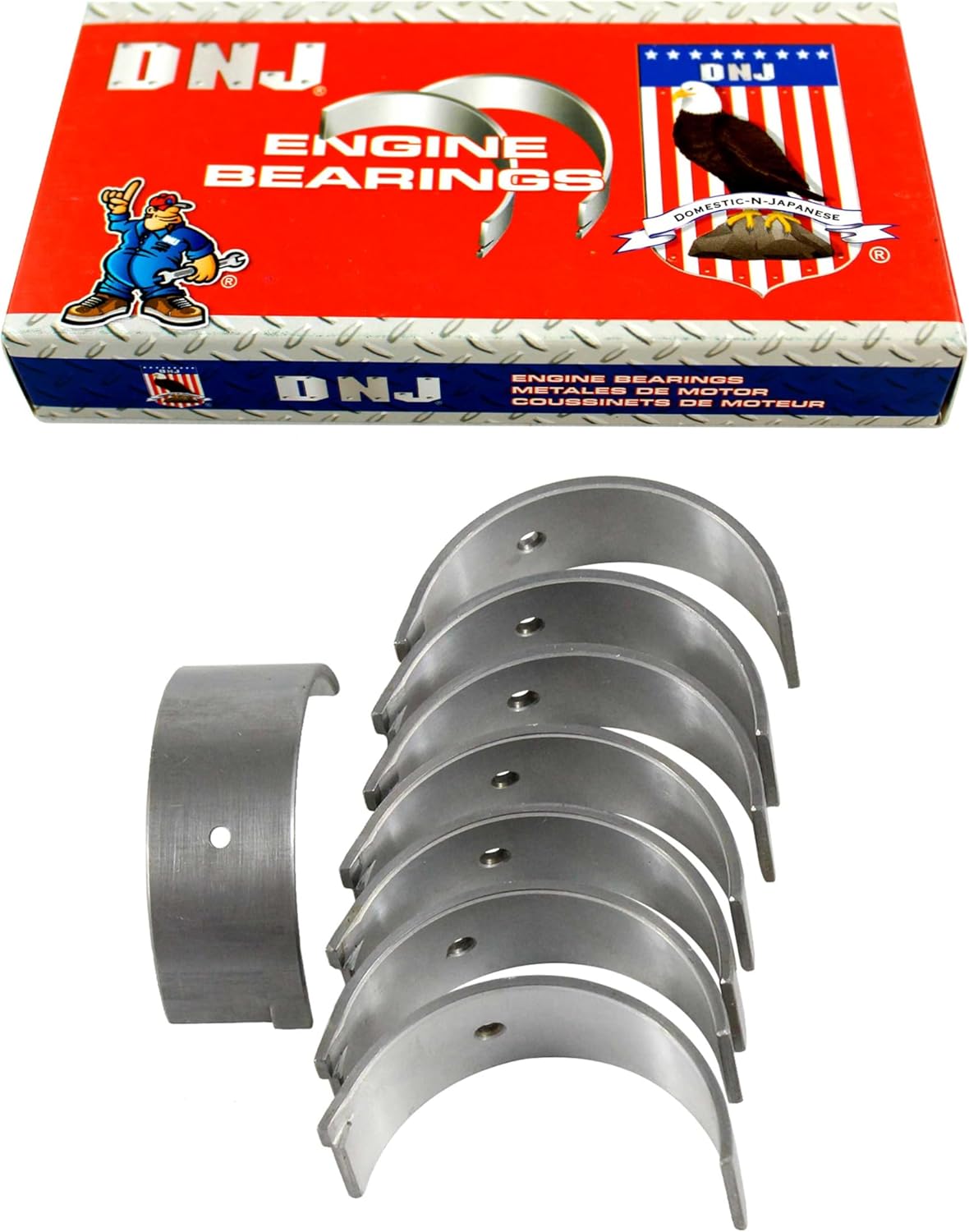 DNJ RB609 Std. Rod Bearing Set For 82-06 Nissan 200SX 310 1.5L-1.8L DOHC SOHC