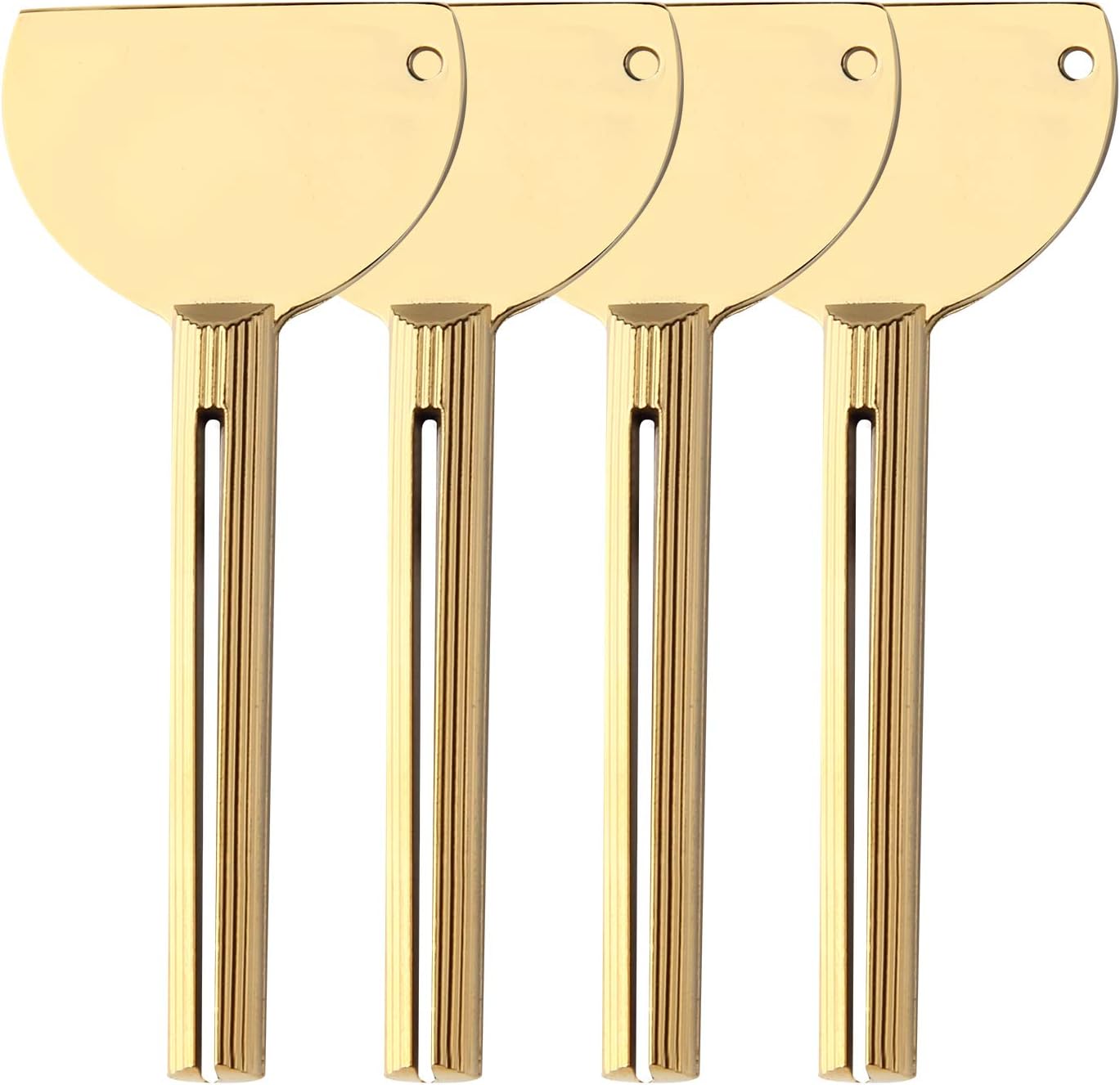 sansheng 4PCS Toothpaste Squeezer,Tube Squeezer, Metal Tube Presser Tube Roller Tube Wringer Keys Dispenser Roller for Toothpaste Cosmetic Oil Cream Paint Squeezer（Golden） : Health & Household