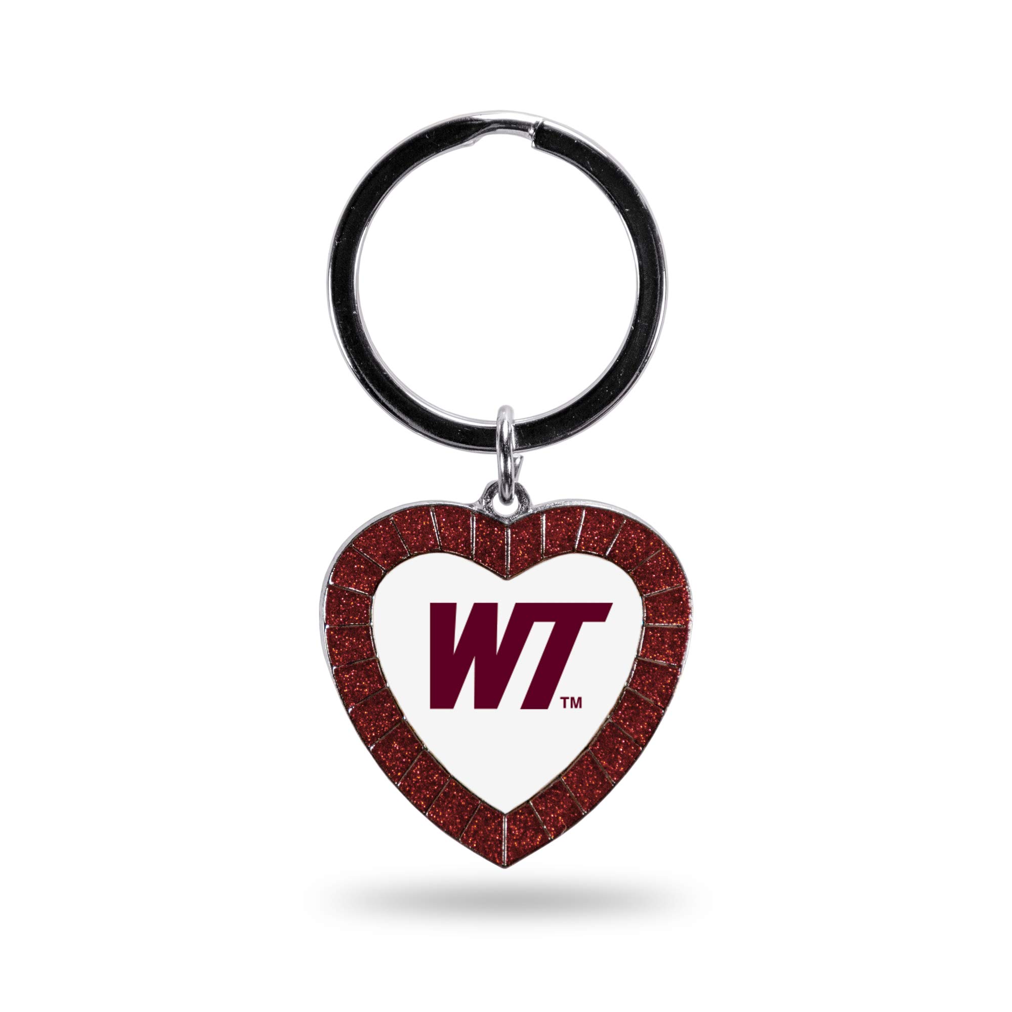 Rico IndustriesNCAA Team Color Rhinestone Heart Keychain - Great Accessory