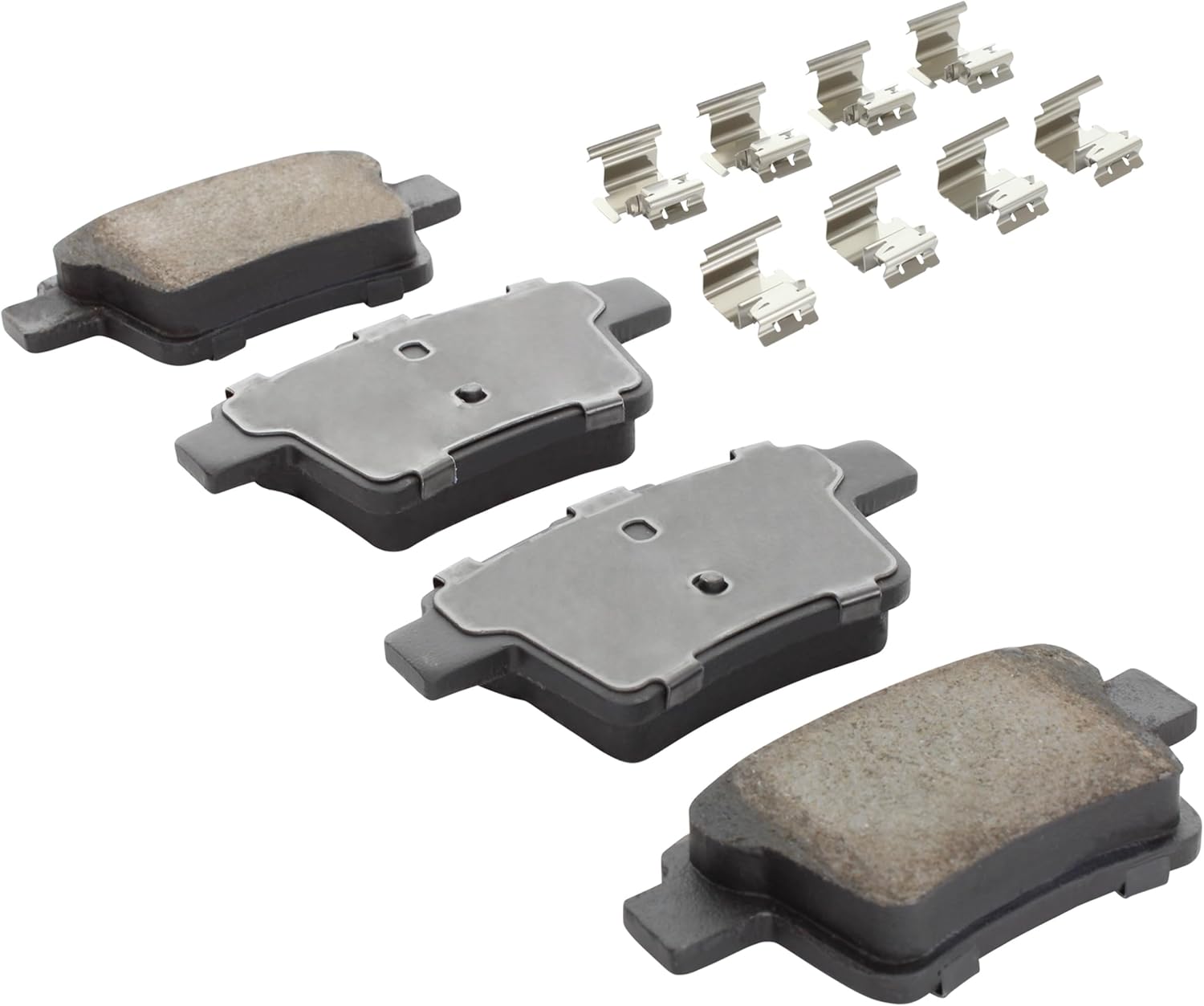 QUALITY-BUILT Rear Ceramic Brake Pads, Premium 1001-1071C, Compatible with 2005-2009 Fiat/Ford/Jaguar/Mercury (Five Hundred,Freestyle,Montego,Punto,Sable,Taurus,Taurus X,X-Type)
