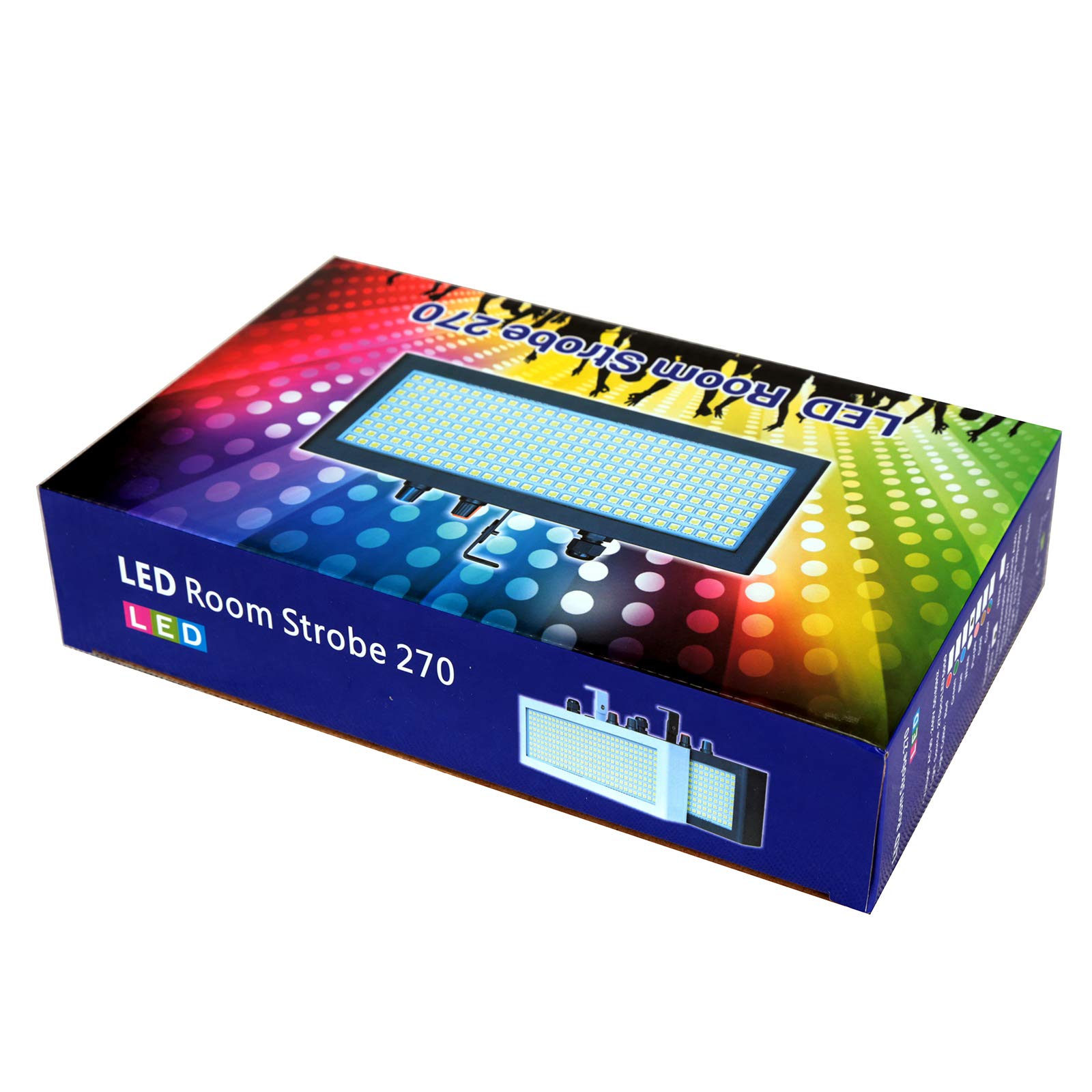 270 Led RGB Colore Strobo Discoteca Luce Stroboscopica con Telecomando per Casa, Mini Led Strobe Lights Luci Stroboscopiche per Festa, Lampada Stroboscopica Discoteca Intermittenza Stroboscopio