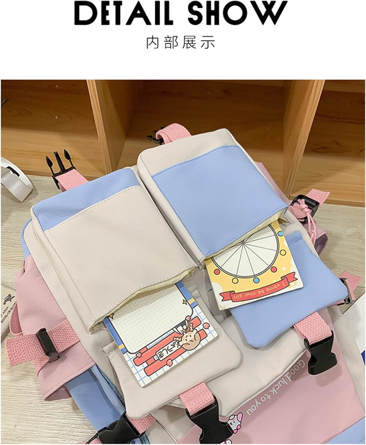 ISaikoy Anime Ouran High School Host Club Backpack Shoulder Bag Bookbag Student School Bag Daypack Satchel E2