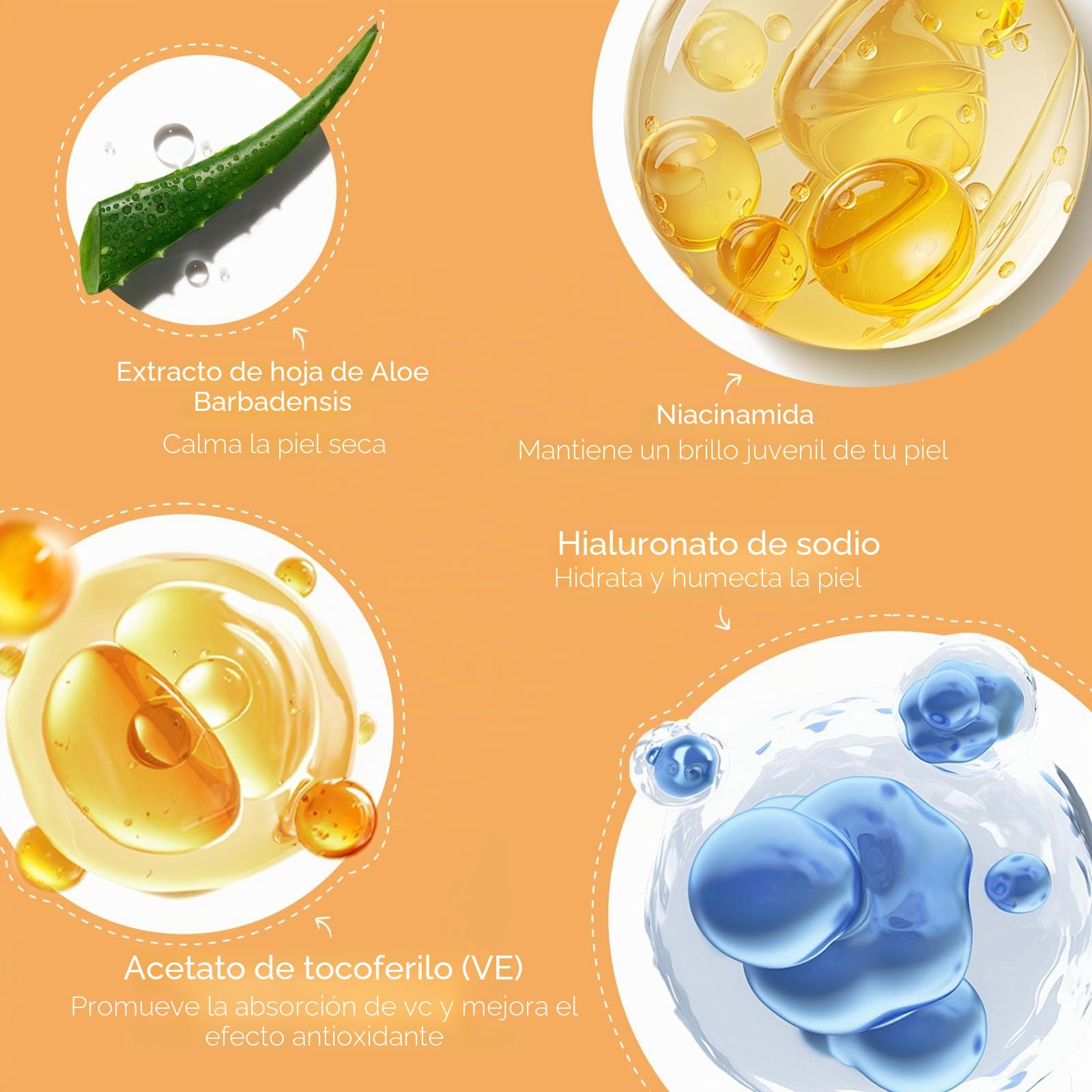 QUIYUM Set Cuidado Facial con Cúrcuma y Vitamina C, Kit de Regalo Skincare | para Mujer, Hidratante, Control de Grasa e Iluminador para Todo Tipo de Piel