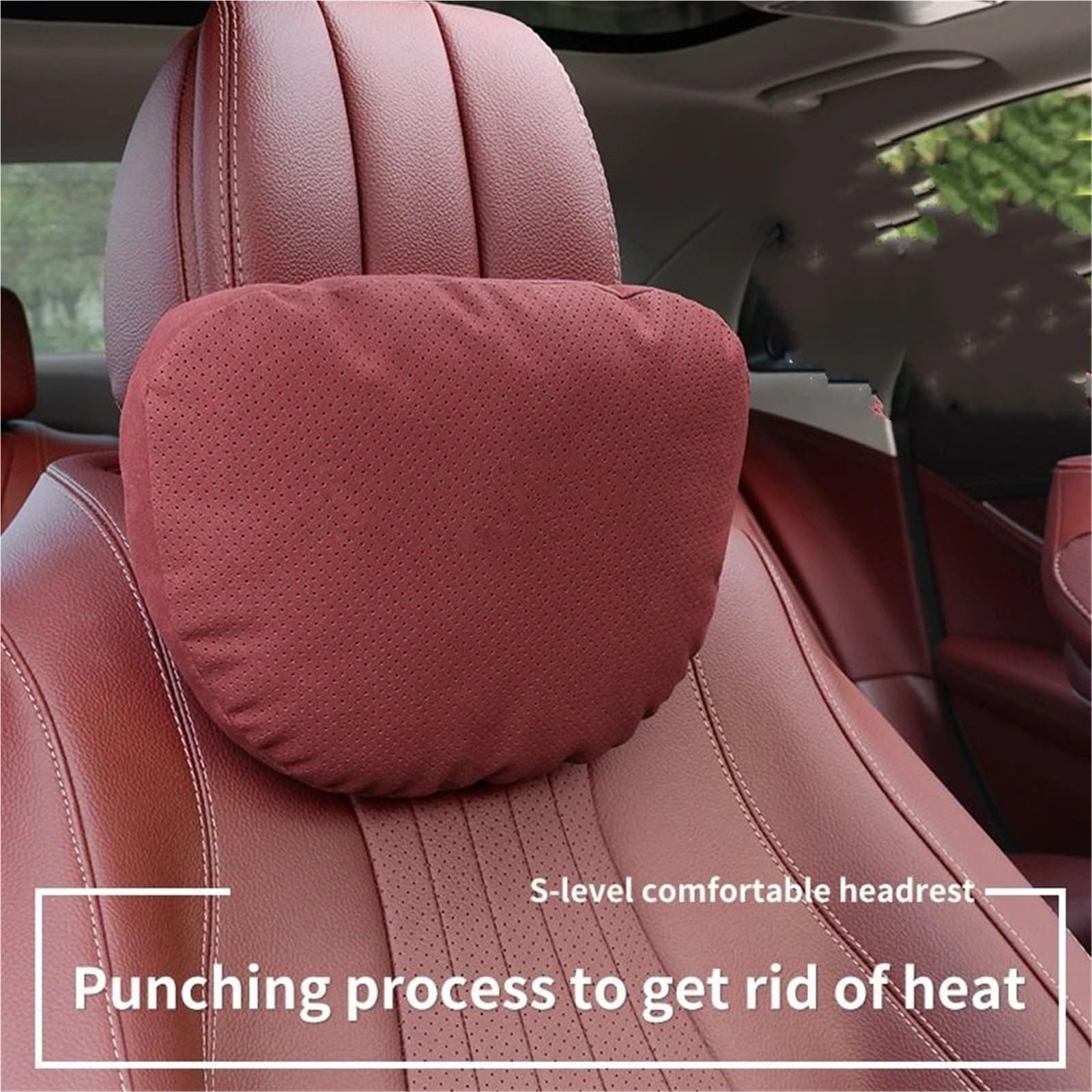 appui-tête de siège auto Convient pour Bmw, Support de cou, coussin lombaire, oreiller de cou doux(A)