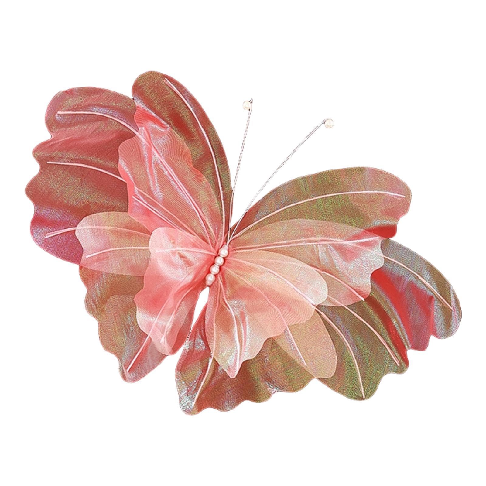Wedding Decor Artificial Butterfly Decoration for Outdoor and Indoor Banquet 40Cmx47Cm Pink-image-47