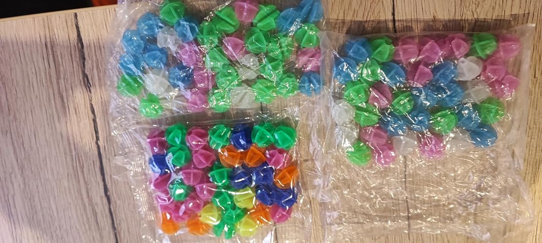 Perles d'imitation colorées en plastique à fond plat en demi-cercle Perles d'imitation colorées en plastique à fond plat en demi-cercle