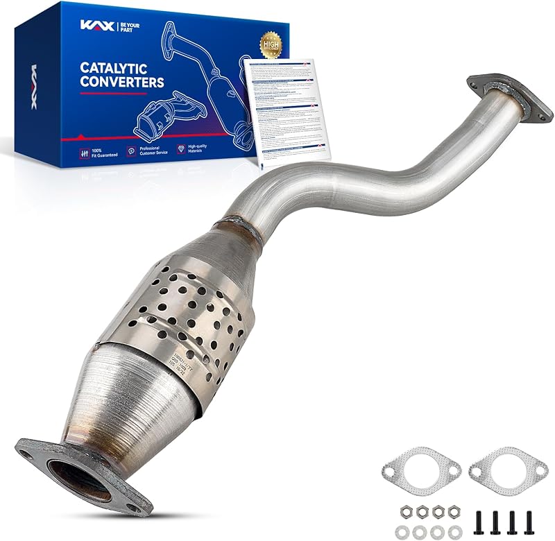 Catalisador traseiro de alto fluxo KAX em aço inoxidável para Nissan Rogue 2.5L – Kit