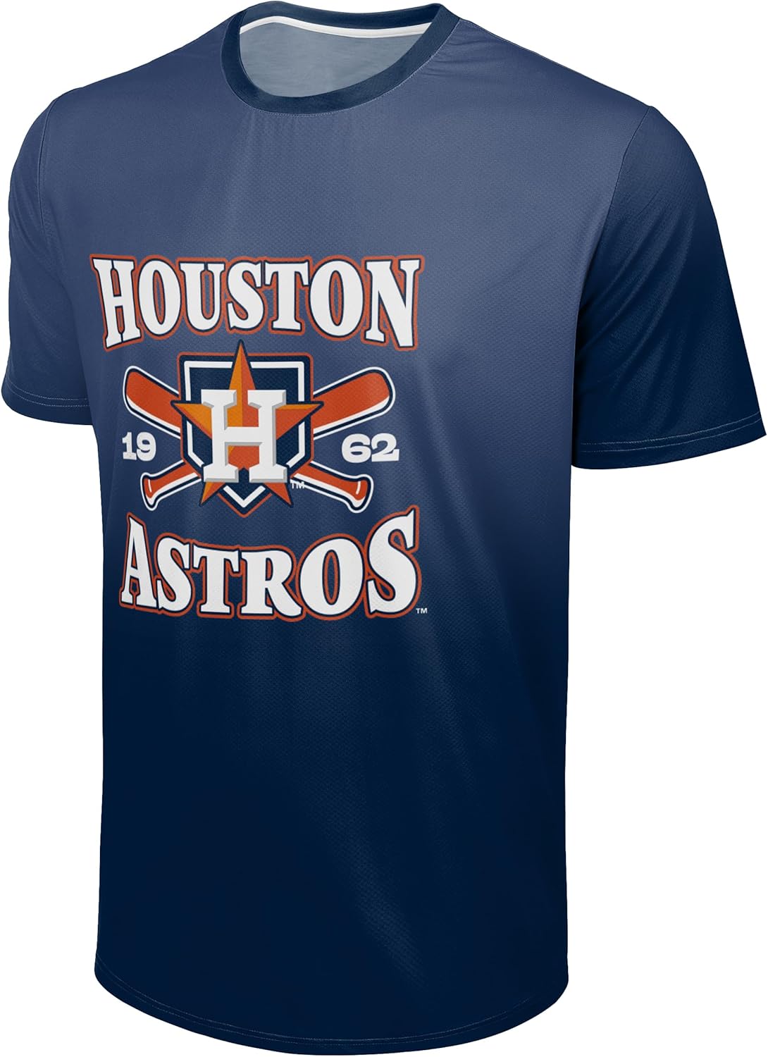 FOCO MLB Men's Official Home Plate Established Premier Performance Gradient T-Shirt