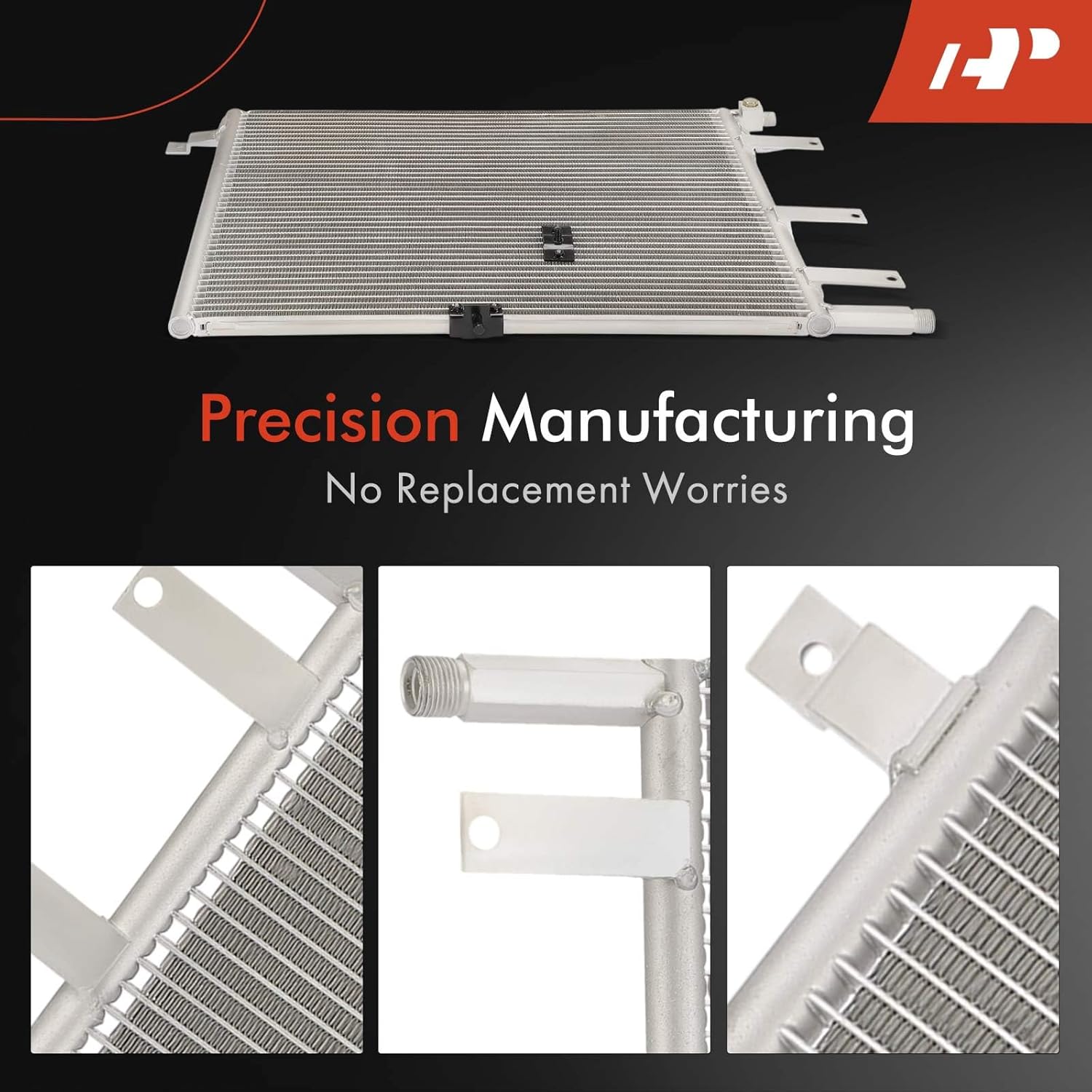 A-Premium Air Conditioning A/C Condenser Compatible with Saab 9000 1990 2.0L, 9000 1991-1998