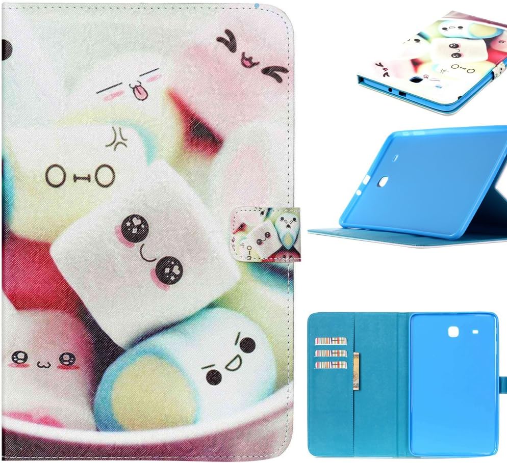Dooki, Samsung Galaxy Tab E 9.6" Tablet Case - Credit Card Holder Slot Flip PU Leather Stand Wallet Case Cover For Samsung Tab E SM-T560 / T565 9.6 Inch Tablet (A9)