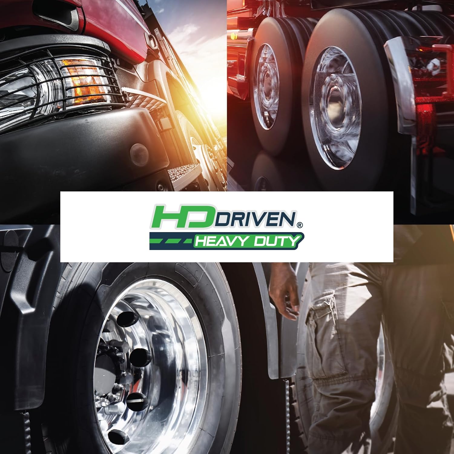 HD Driven 33mm Nut Cover Plastic Cylinder Tall Push On, 10/cd – Wheel Lug Nut Covers for Semi-Trucks, Rustproof ABS Chrome Plastic, Universal Fit, Easy Push-On Installation