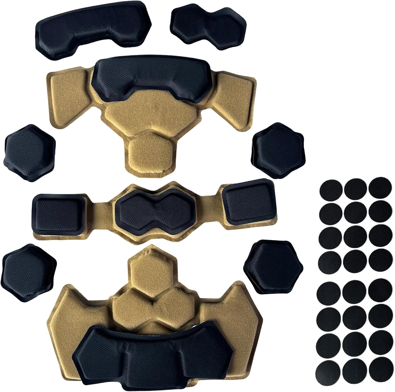 Multi-Sport Helmet Pad Inserts - Universal Helmet Comfort Padding Kit - Memory Foam Replacement Pads for Cycling, Motorcycle,Airsoft,Sports & Safety Helmets