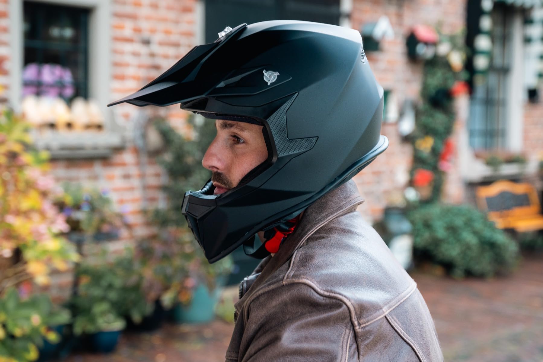 VINZ Luis Motocross Helm | Motorradhelm ECE 22.06 | Crosshelm für Damen & Herren | Downhill / Full-Face BMX MTB | In Gr. XS-XXL