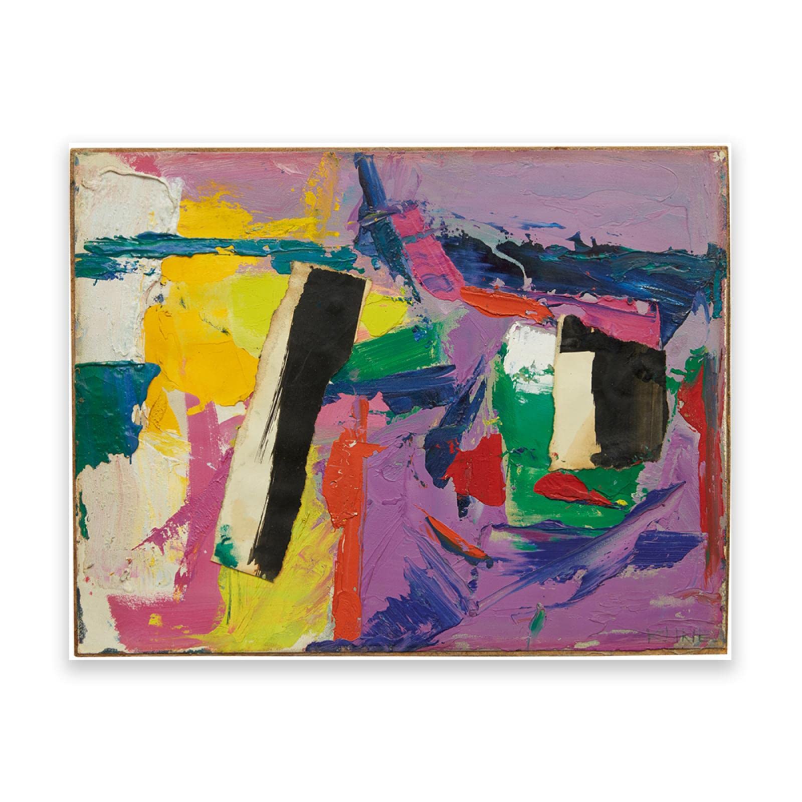 Amazon.co.jp: Franz Klein Famous Abstract Wall Art Reproduction 