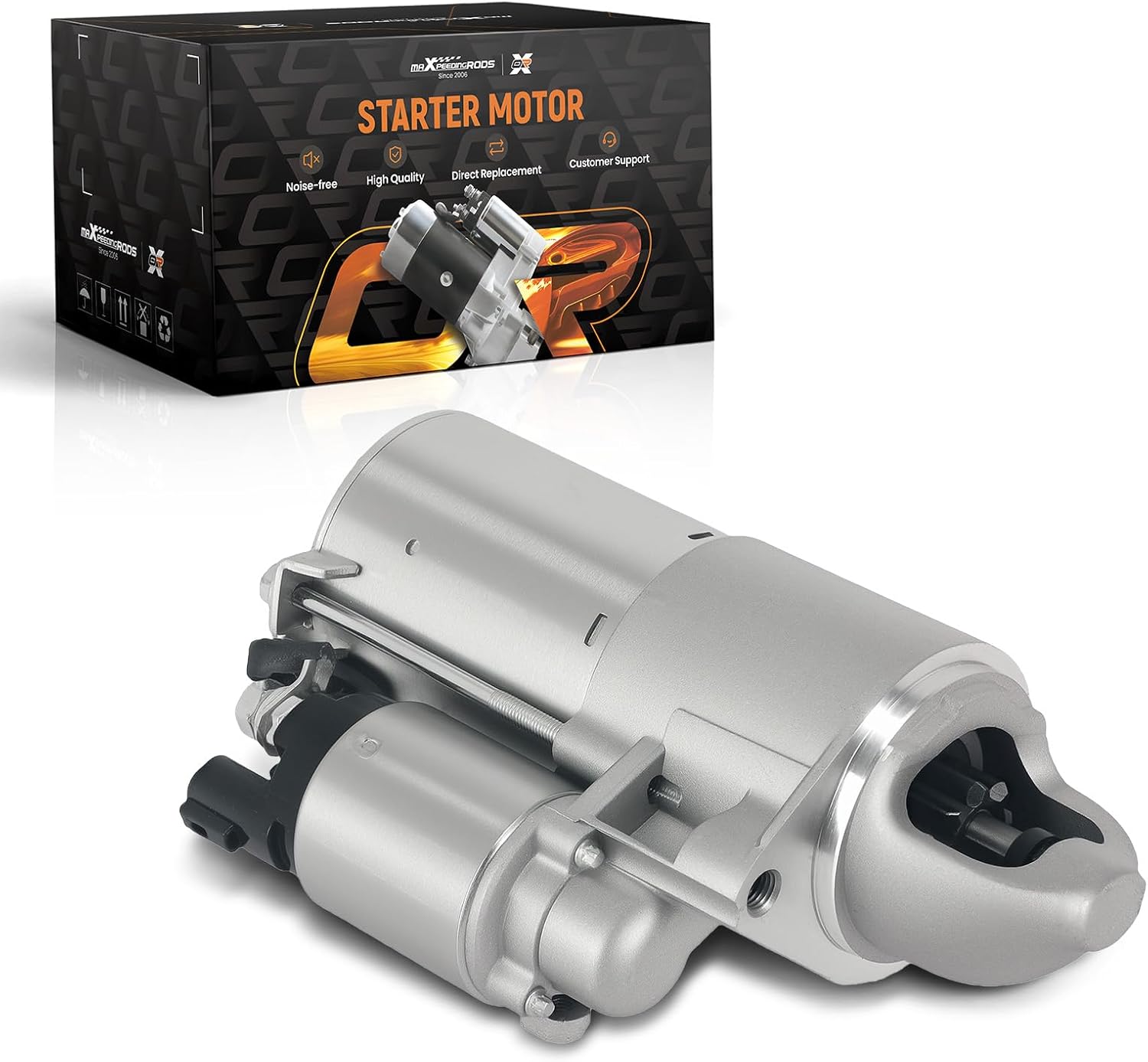 maXpeedingrods 6949N New Starter Motor for Hyundai Azera/Entourage/Santa FE/Sonata 2006-2008/Veracruz 2007-2008, for Kia Sedona 06-07/Amanti 2007-2008, Replace 113326 8000172 36100-3C130