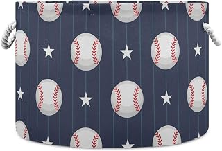 Large Storage Basket for Toys Basketball Baseball Sport Storage Bin Box Laundry Basket for Home Decor, Pet Toy, Blankets