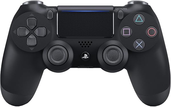 Sony PlayStation DualShock 4 Controller - Black (Renewed) - 1