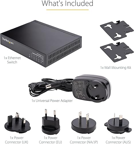 Miniatura 6 de StarTech.com Conmutador 2.5G no administrado - Conmutador Gigabit de 5 puertos - Interruptor no administrado 2.5GBASE-T - Conmutador de red -