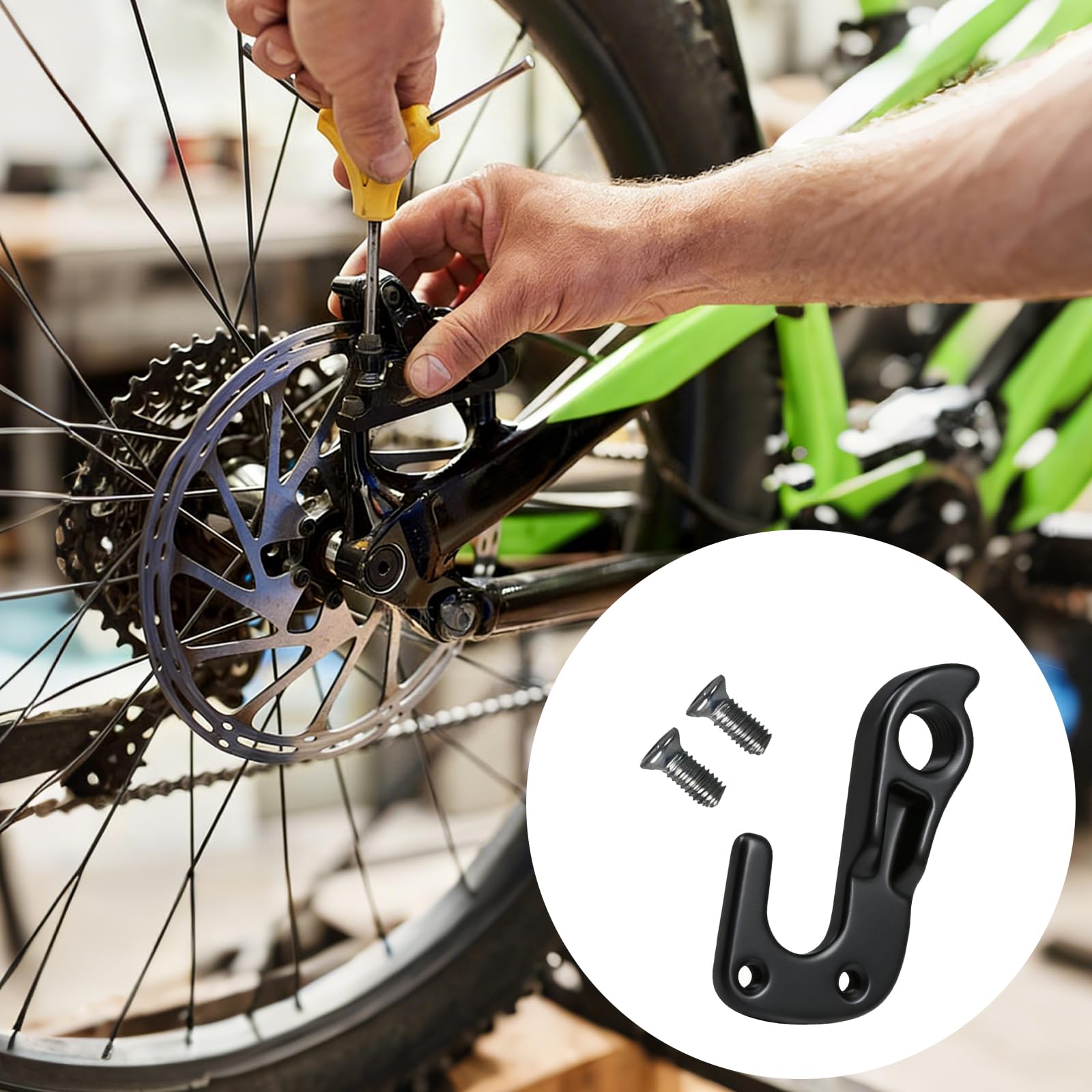 Patte de dérailleur V BIKE à 2 vis patte non filetée Cube AMS - Partie cycle vélo sur La Bécanerie