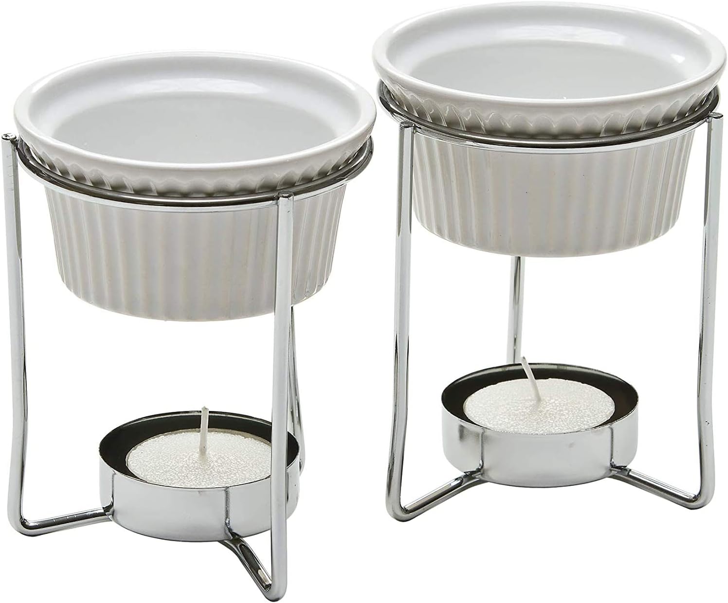 by Progressive Ceramic Butter Warmer Fondue Set