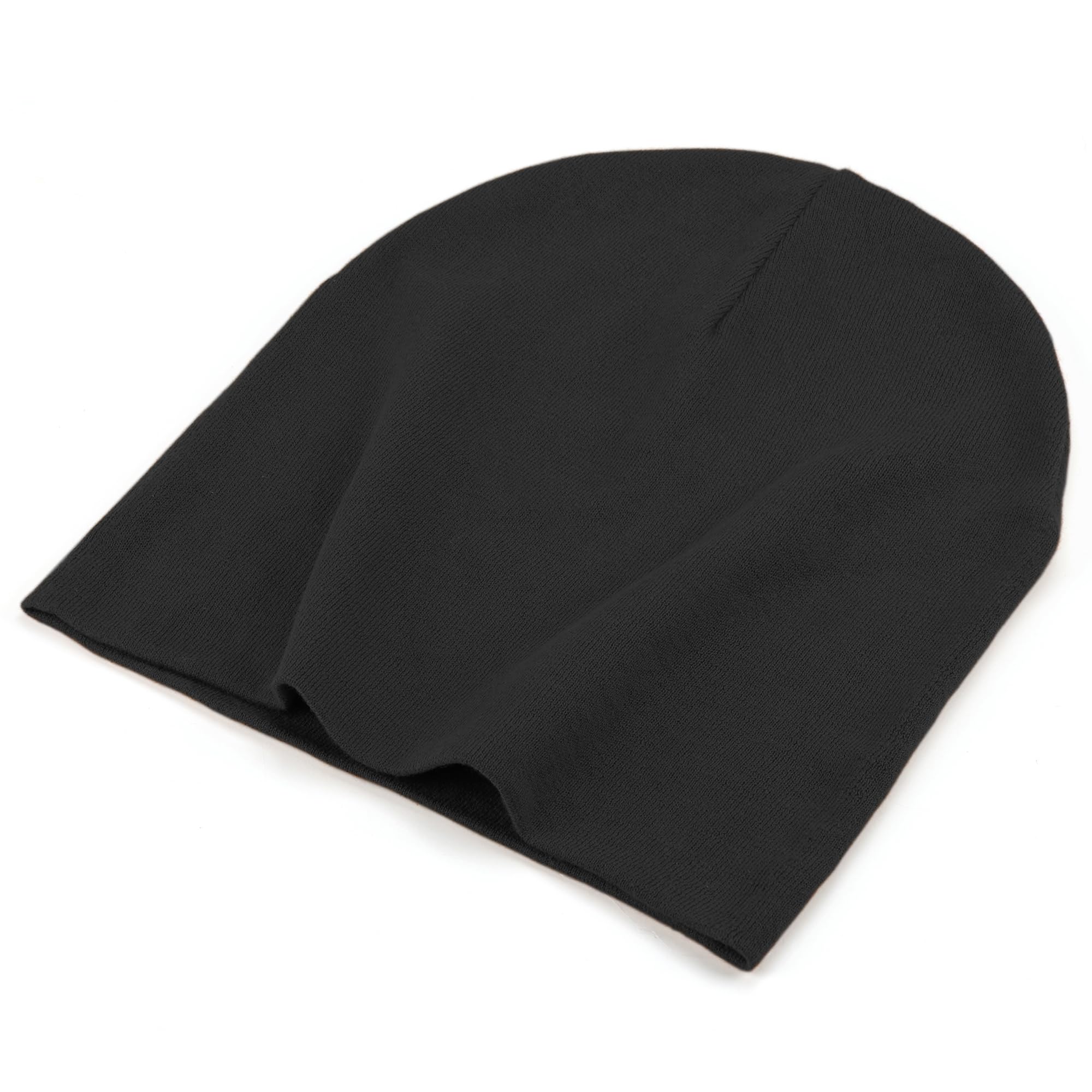 choshion Thin 100% Cotton Fine-Knit Beanie Hat-Lightweight Ultra Soft Slouchy Daily Cuffed Beanies Hats Chemo Skull Cap