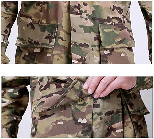 Miniatura 2 de Conjunto de pantalones de camisa de caza táctico BDU ropa de combate camuflaje uniforme de EE. UU