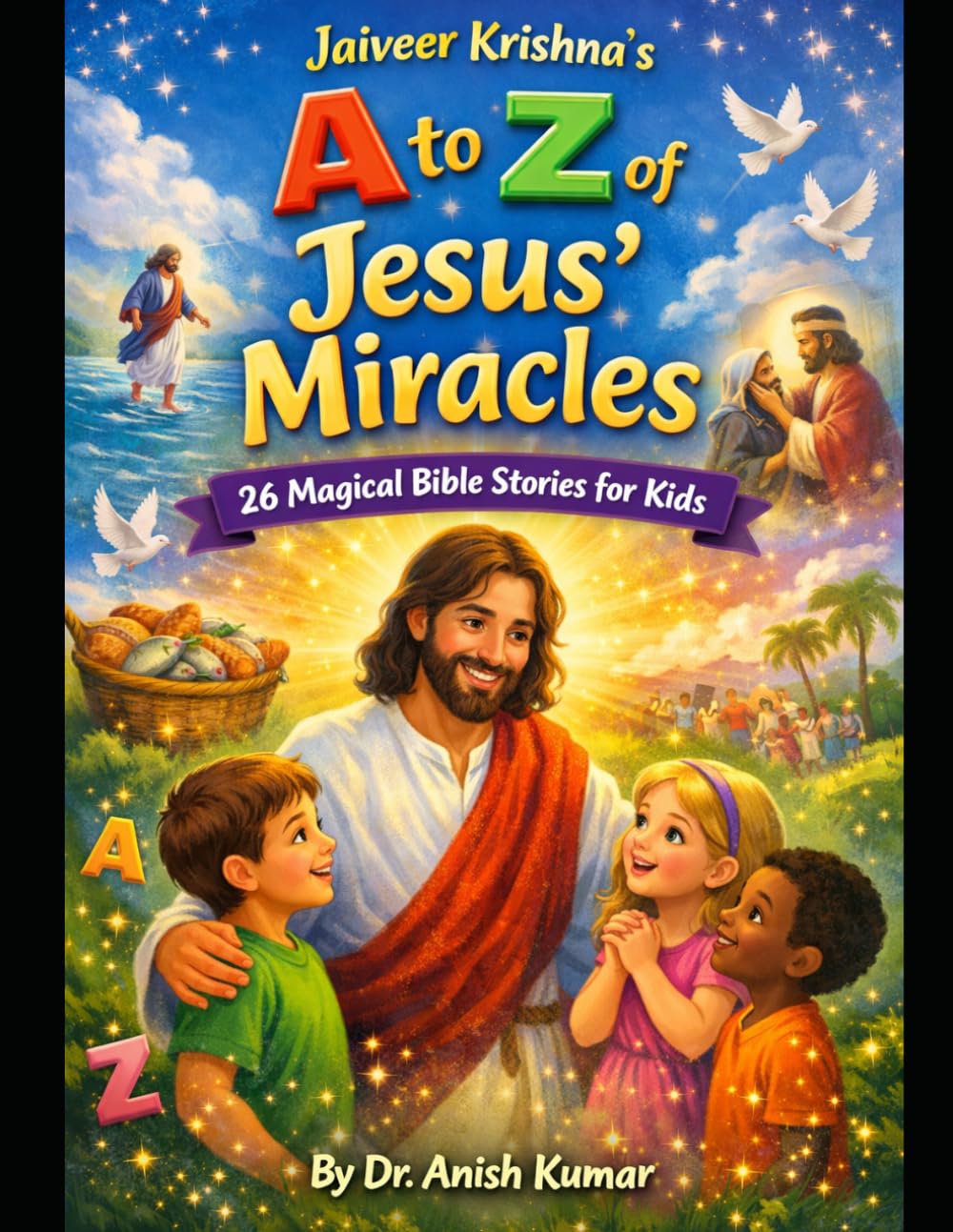 Jaiveer Krishna’s A to Z of Jesus’ Miracles: 26 Miraculous Bible Stories for Kids