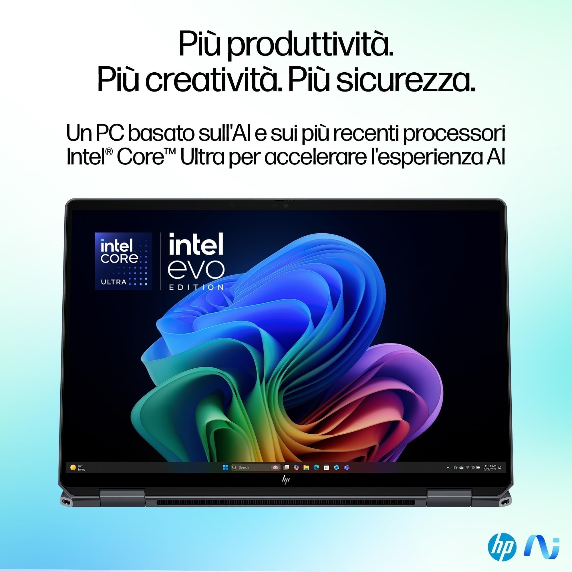 HP OmniBook Ultra Flip x360 14-fh0001sl Copilot+ PC Intel Core Ultra 7-256V Intel Evo Edition RAM 16GB SSD 1TB 14" OLED Touch 3K 120Hz Windows 11
