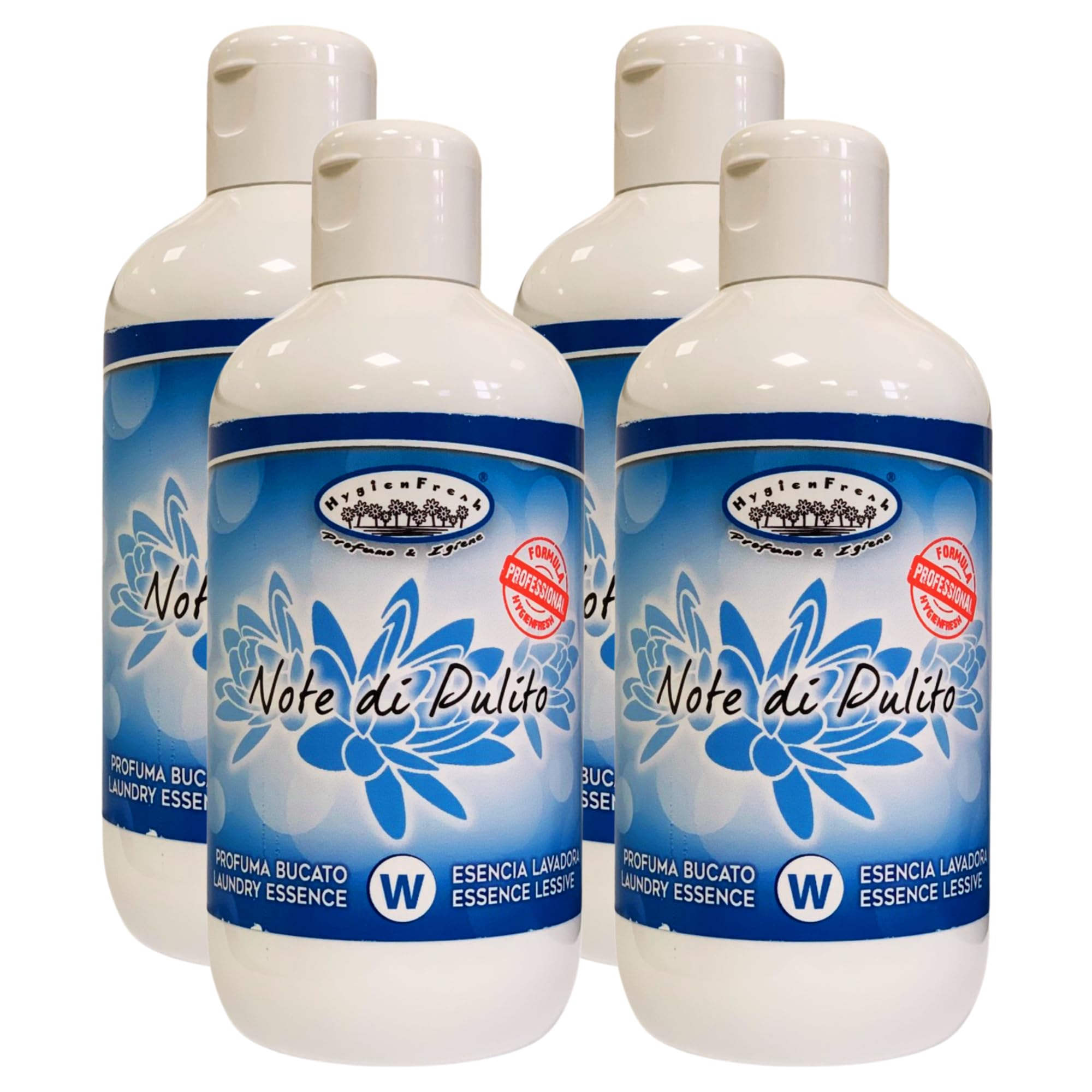 Profuma Bucato NOTE DI PULITO 250ml (4 Flaconi)