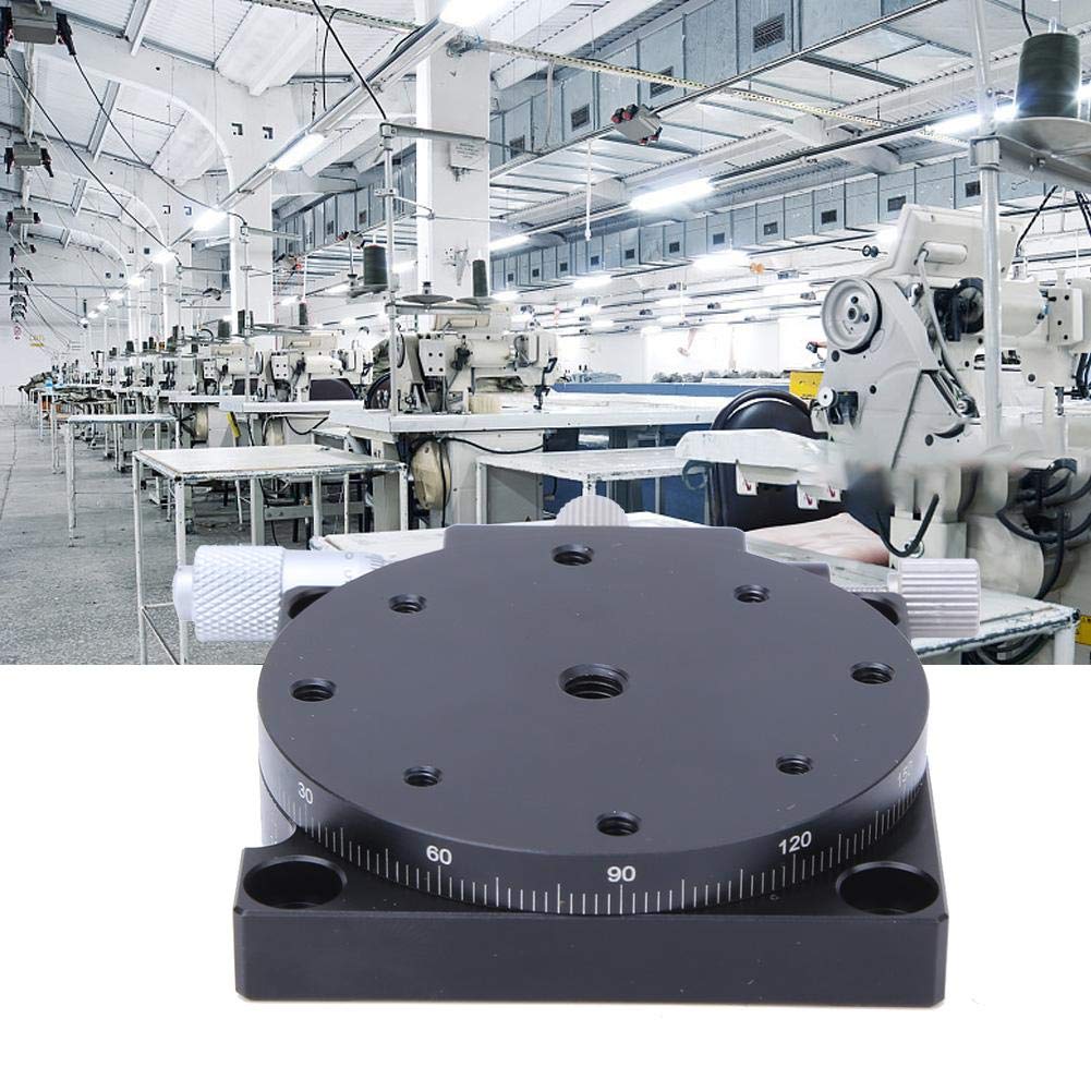 Lineartisch-Trimmplattform RS90-L, Präzise optische Feineinstellung der Verdrängungsplattform, Trimmplattform Manueller Lineartisch-Lagertuning-Schiebetisch φ60mm