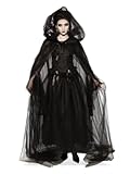 Adult Full-Length Sheer Cape with Oversized Hood