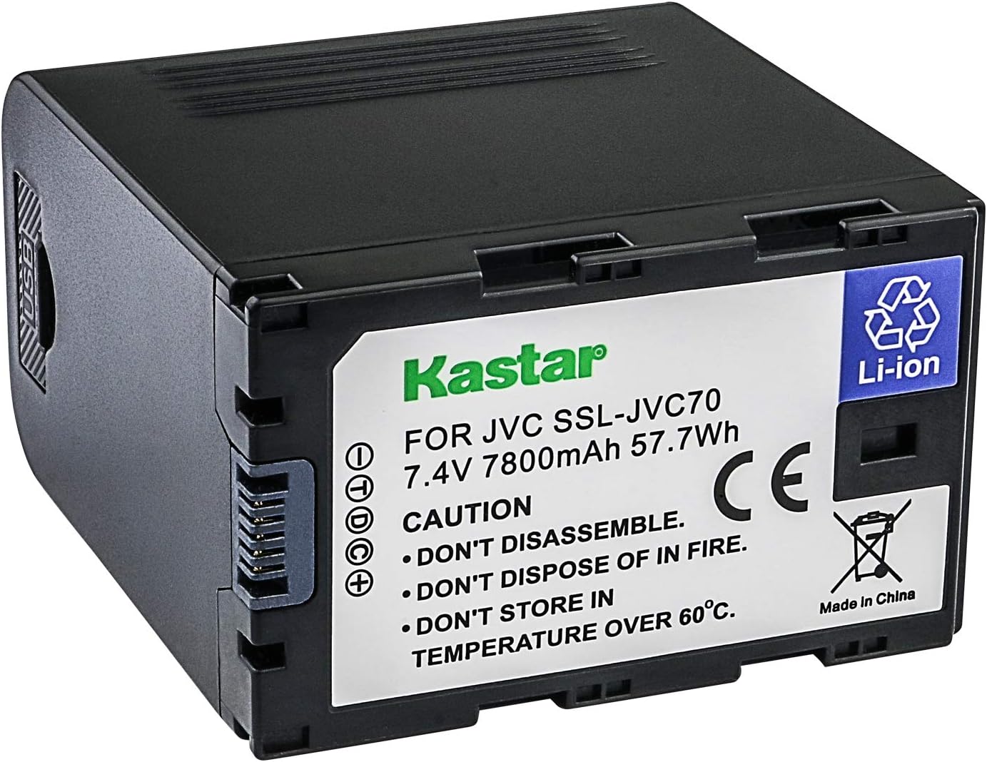 Kastar Replacement Battery for JVC SSL-JVC50/70/75 and more