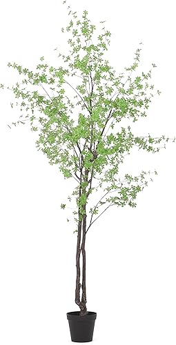 Miniatura 7 de Christopher Knight Home Bowrun - Árbol artificial Enkianthus de 10 x 6.5 pies, seda, color verde