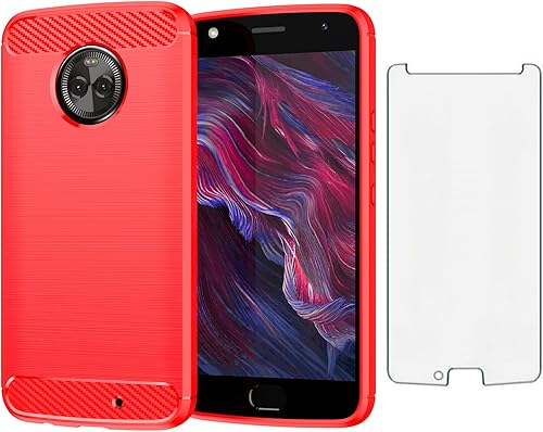 Asuwish Funda protectora para Motorola Moto X4 con protector de pantalla y accesorios de celda de TPU suave y delgada, MotoX4 X 4ª generación 4X 4