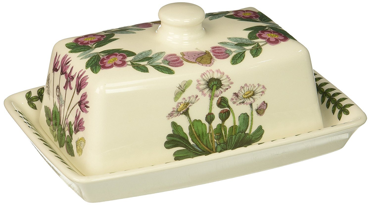 Portmeirion Botanic Garden Covered Butter Dish by Portmeirion