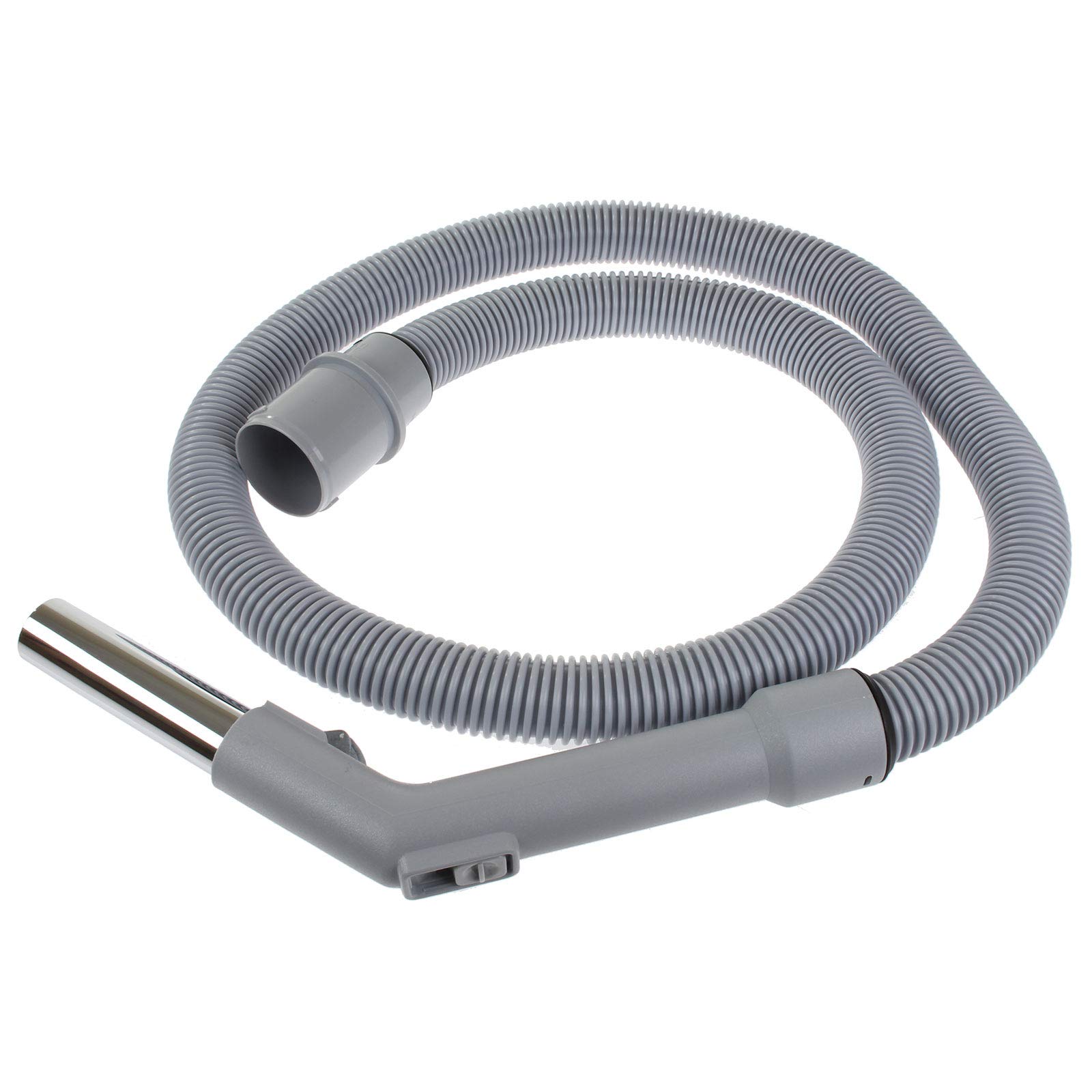 Masterpart Silver 2.5M Suction Pipe Hose & Grip Handle For Vax Vcc-05 Vcc-07 Commercial Tub Vacuum Cleaners