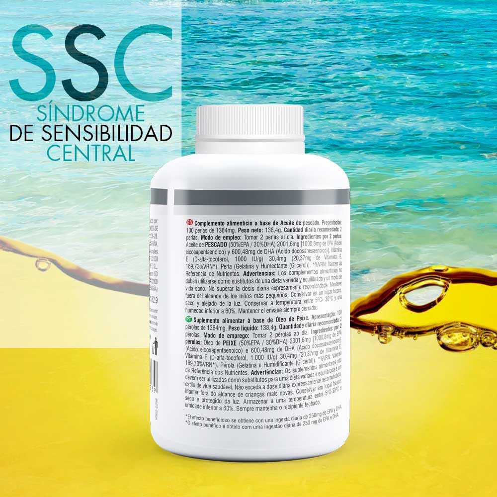 Prisma Natural Premium - Omega 50/30 | Omega 3 | EPA y DHA | en perlas es un complemento alimenticio a base de Aceite de pescado y Vitamina E. | Acidos grasos | Sin gluten |
