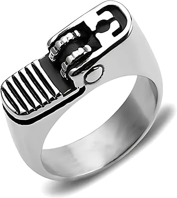 Lighter Ring Cool Hip Hop Unique Stainless Steel Statement Jewelry for Men and Women Edgy Punk, Gothic, and Urban, Emo, y2k Style, Stainless Steel, Durable Ring