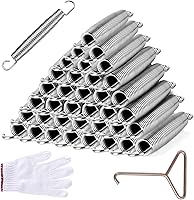 Vista 9 de 5.5inch/6.5inch/7inchTrampoline Springs Heavy Duty Stainless Steel Replacement Trampoline Replacement Parts, Weather-Resistant, Includes Tool and