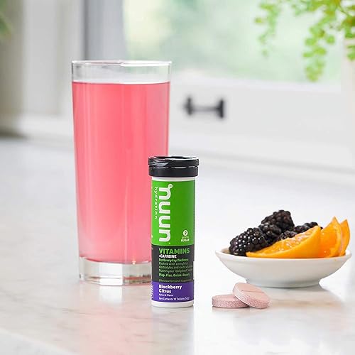 Miniatura 4 de Nuun Vitaminas  cafeína suplemento cítrico BlackBerry 6 tubos de 12 pestañas