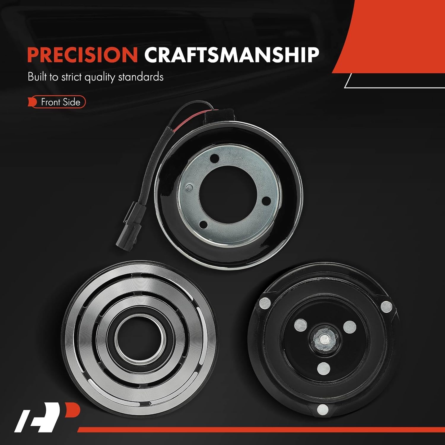 A-Premium Air Conditioner AC Compressor Clutch Kit Compatible with Nissan Murano 2009-2014, Pathfinder 2013-2015, Maxima 2008-2014, Quest 2011-2015 & Infiniti QX60 2014-2015 3.5L, JX35 2013