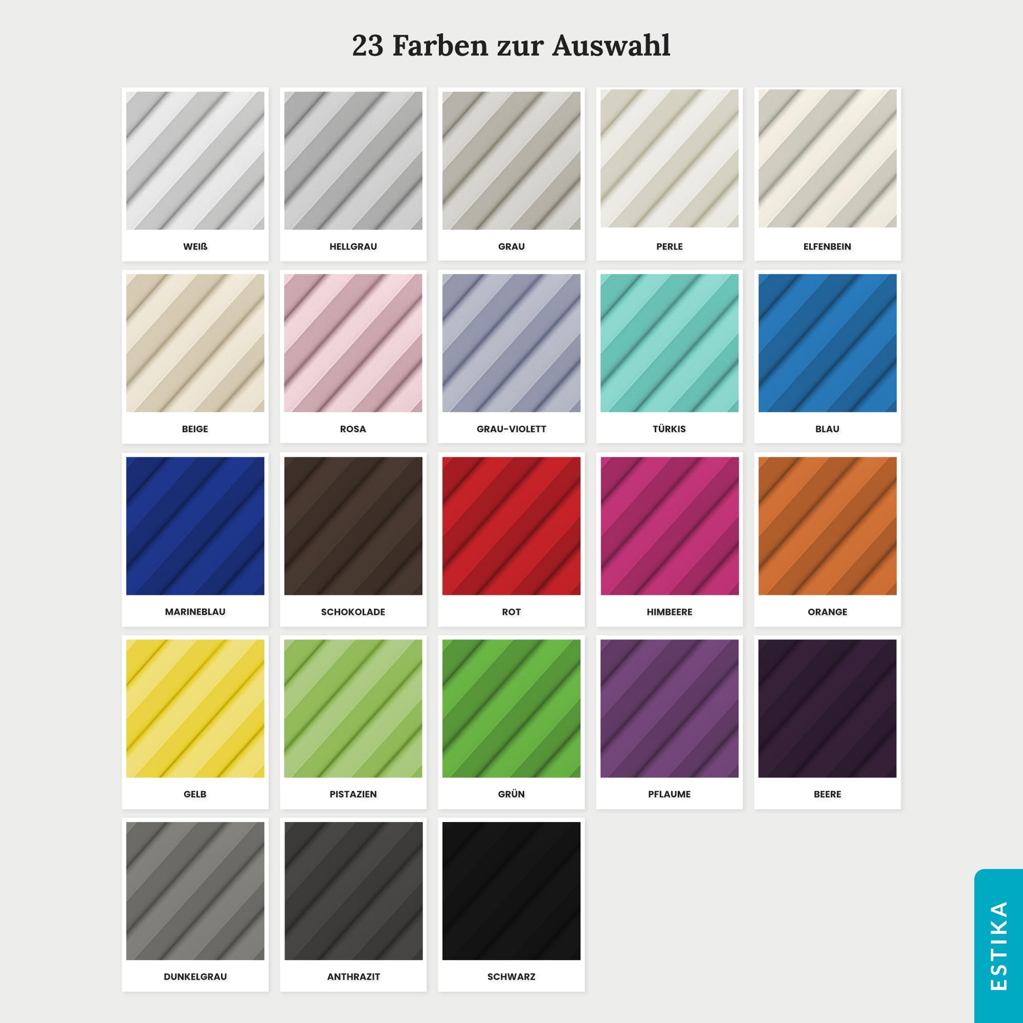 Estika Plissee mit Bohren 75 x 120 cm – Weiß – Verdunkelungsplissee zum Anschrauben für Fenster, Blickdicht, inkl. Montagezubehör