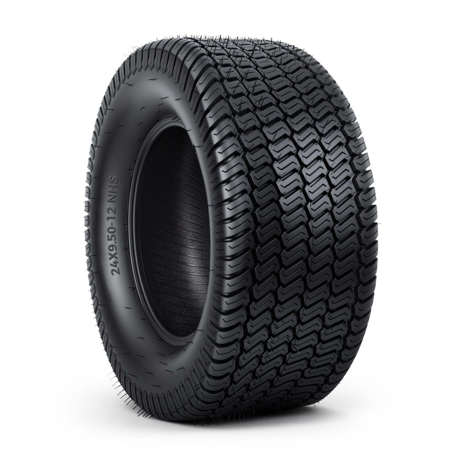 PROPARTS 24x9.50-12 Lawn Mower Tires, 24x9.5x12 nhs 4PR Turf Tire for Riding Lawn Mowers &amp; Garden Tractor, Tubeless