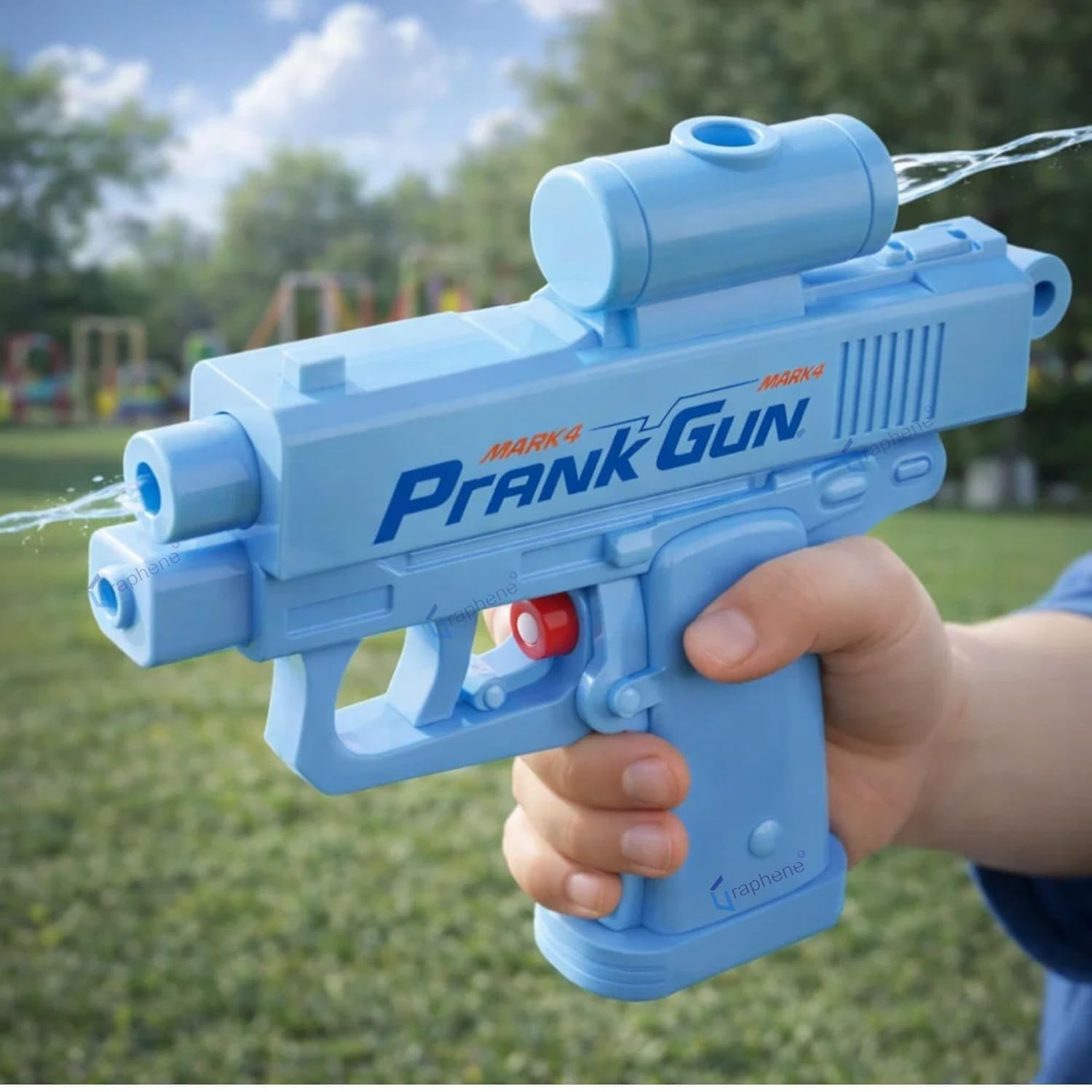 JUTRO Two-Way Prank Water Gun for Holi Double Spray Novelty Squirt Gun Toy for Boys Girls Kids Adults ABS Plastic Funny Gag Reverse Sprayer Holi Pichkari Office School Party Summer Outdoor Pool Fun-picture-11