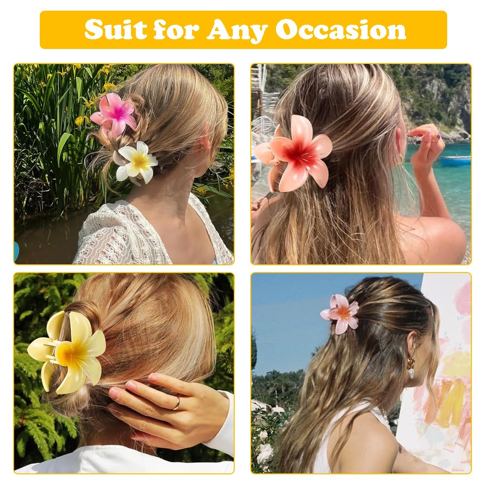 Lot De 20 Petites Barrettes à Cheveux Fleurs Vertes Et Strass - Accessoires Coiffure Femme Pour Cheveux Épais