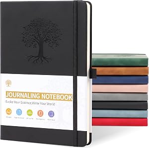 Hardback Notebook A5,Thick A5 Lined...