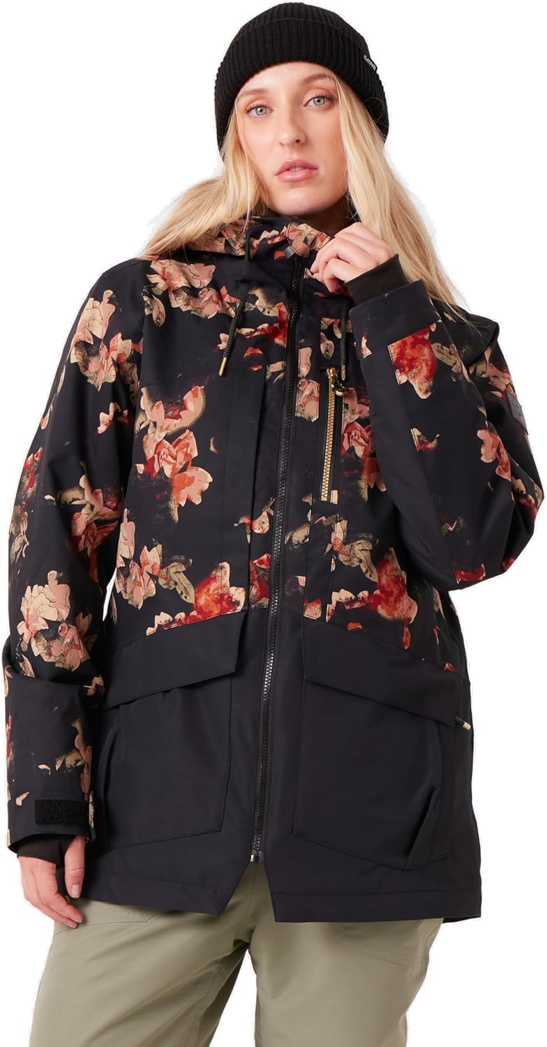 Roxy Women's Incline Parka Jacket – 15k Waterproof, Insulated, Pfas-free, Hydrosmart Collar