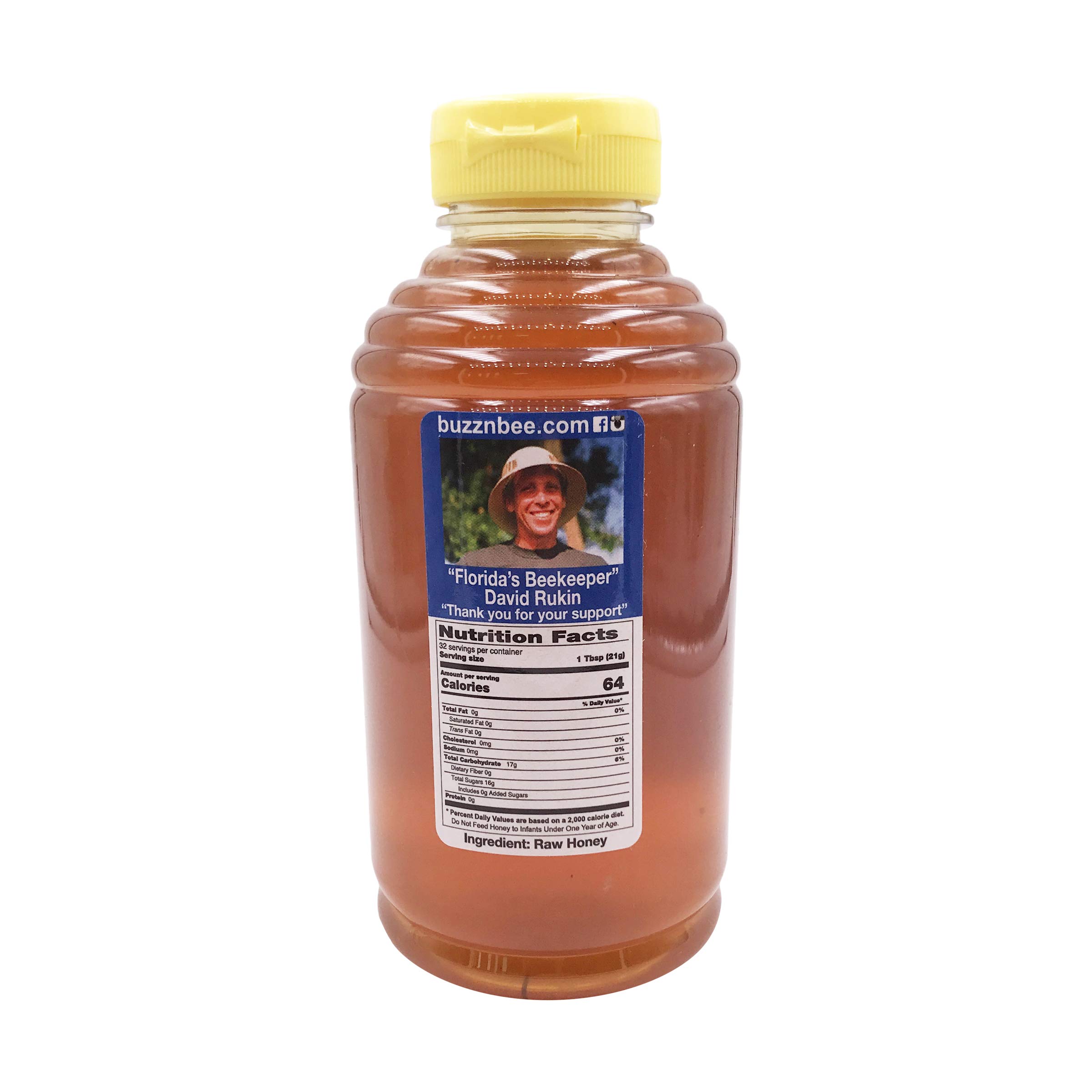 Sweet Squeeze Raw Honey Unfiltered & Unpasteurized Wildflower Honey