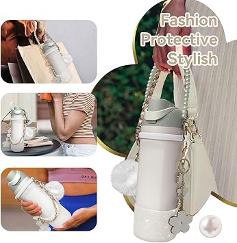 Water Bottle Handle Strap - Compatible with Owala Accessories - Convenient, Stylish & Durable Hydration Solution for On-the-Go - 24oz & 32oz
